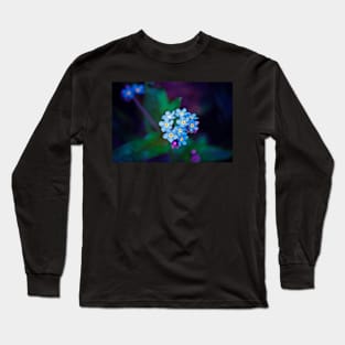 Forget Me Not Flowers Long Sleeve T-Shirt